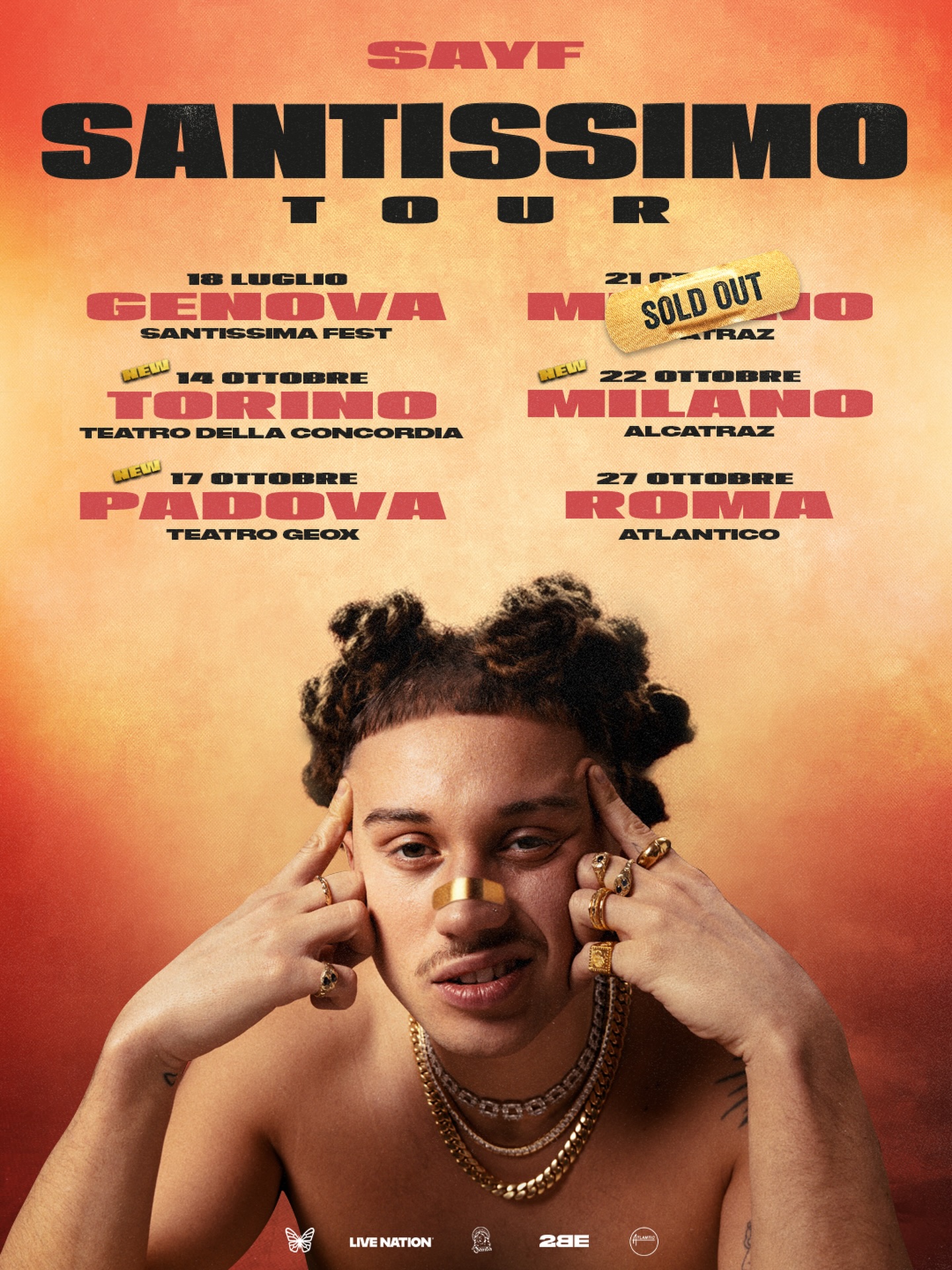 Sayf Santissimo Tour Poster 2026